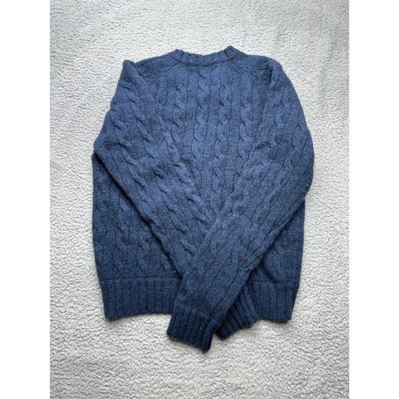 Abercrombie & Fitch wool cashmere v neck Sweater Sz large - Picture 5 of 5